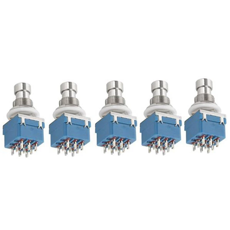 

5Pcs New 9PIN 3PDT Foot Switch For DIY Guitar Effects Pedal Kits