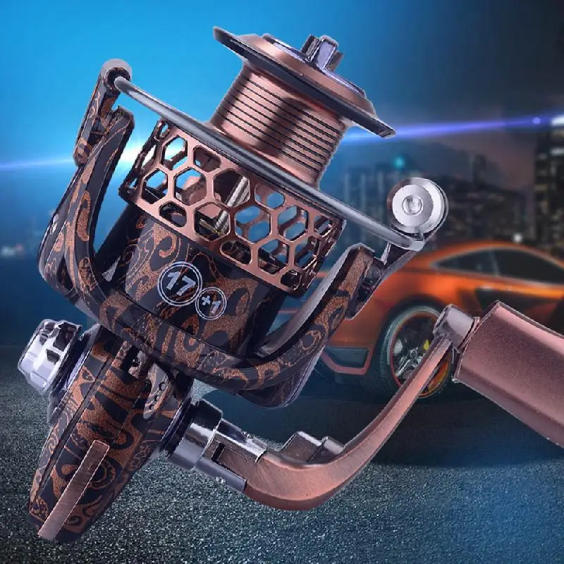 Spinning Reel 17+1BB 5.2:1 full metal Fishing Reel fish reel castfish surfcasting reel spinning reel for carp fishing Drag 10kg
Spinning Reel 17+1BB 5.2:1 full metal Fishing Reel fish reel castfish surfcasting reel spinning reel for carp fishing Drag 10kg