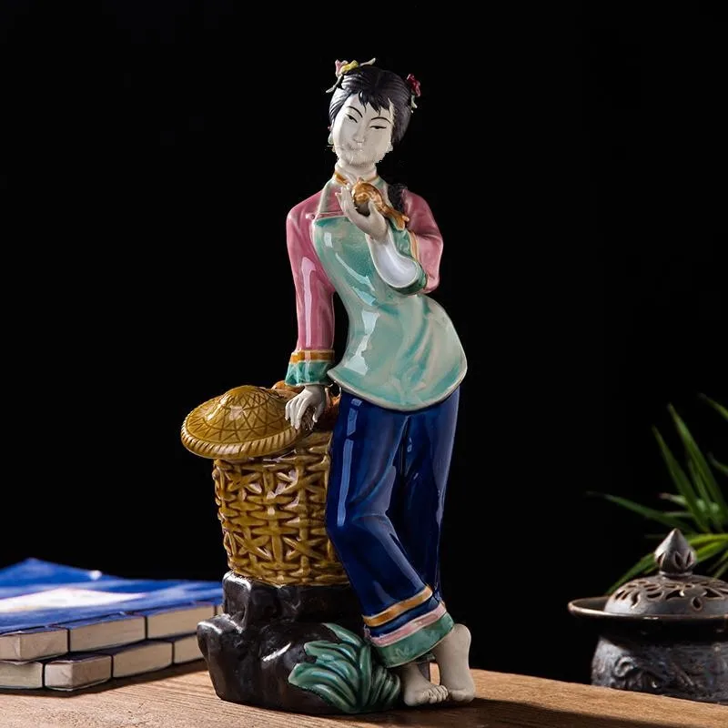 Modern Chinese Creative Home Accessories Living Room Ceramic Crafts Classical Girl Wine Cabinet Porch Desktop Ornaments M2992 
Modern Chinese Creative Home Accessories Living Room Ceramic Crafts Classical Girl Wine Cabinet Porch Desktop Ornaments M2992