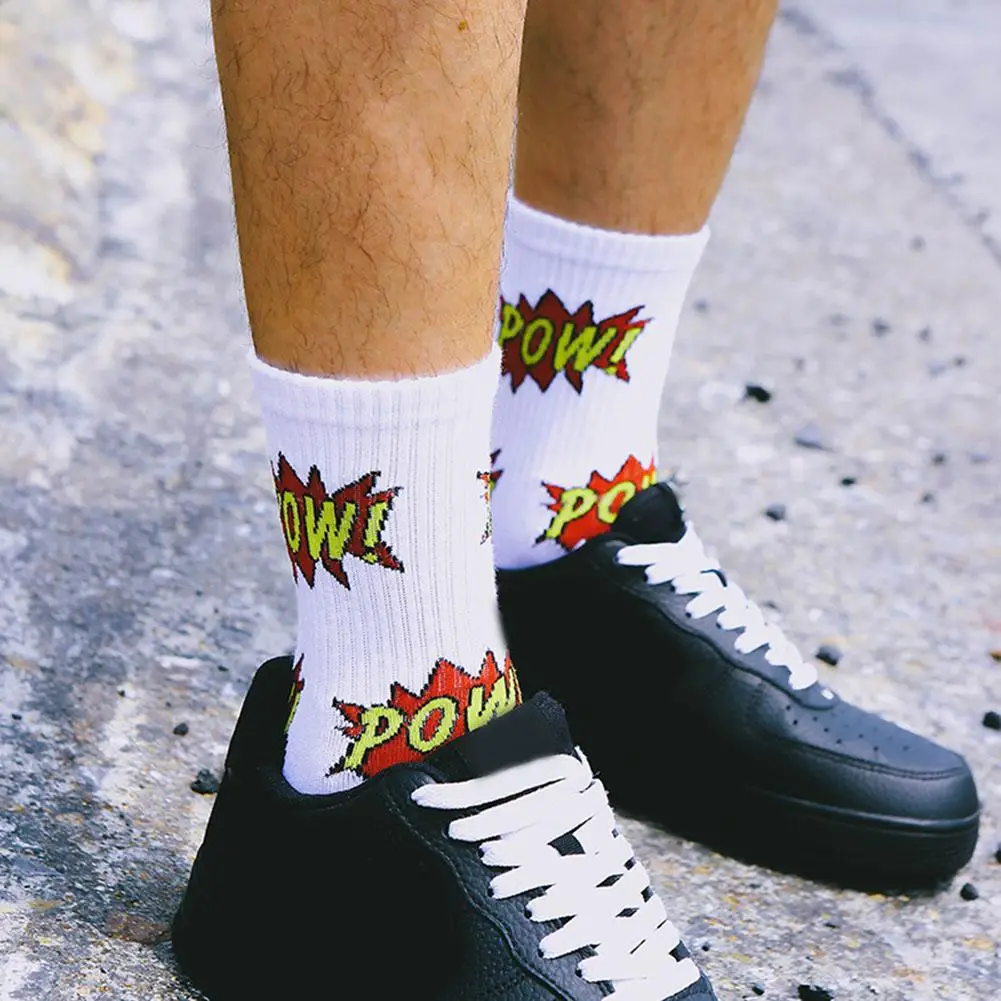Fashion Pow Letter Print Socks Men Socks Women Breathable Skateboard Middle Tube Crew Socks
Fashion Pow Letter Print Socks Men Socks Women Breathable Skateboard Middle Tube Crew Socks
