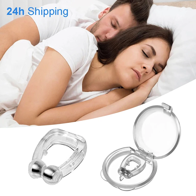 Silicone Magnetic Anti Snore Stop Snoring Nose Clip Sleep Tray Sleeping Anti Snoring Aid Apnea Guard Night Device With Case
Silicone Magnetic Anti Snore Stop Snoring Nose Clip Sleep Tray Sleeping Anti Snoring Aid Apnea Guard Night Device With Case
