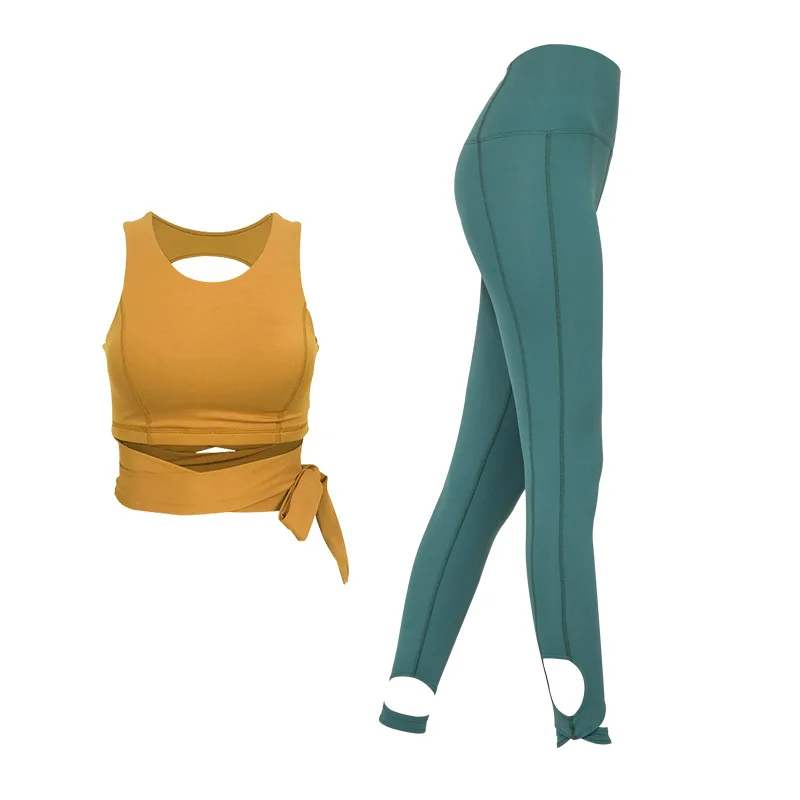 New Fitness Suit Women's Quick-Drying Two-Piece Suit Running Beauty Back Shockproof Aerial Yoga Clothes Sports Suit Women
New Fitness Suit Women's Quick-Drying Two-Piece Suit Running Beauty Back Shockproof Aerial Yoga Clothes Sports Suit Women