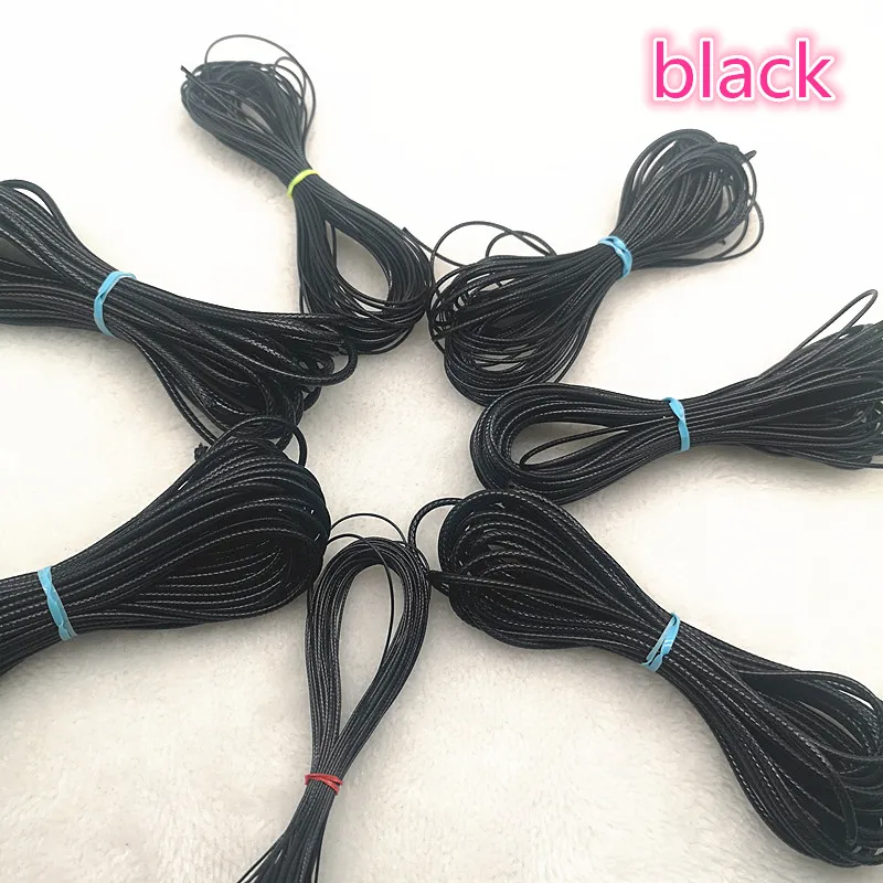 NEW 0.5-2.5mm Black Waxed Thread Cord String Strap Necklace Rope Beads for Jewelry Making Diy Shamballa Bracelet
NEW 0.5-2.5mm Black Waxed Thread Cord String Strap Necklace Rope Beads for Jewelry Making Diy Shamballa Bracelet