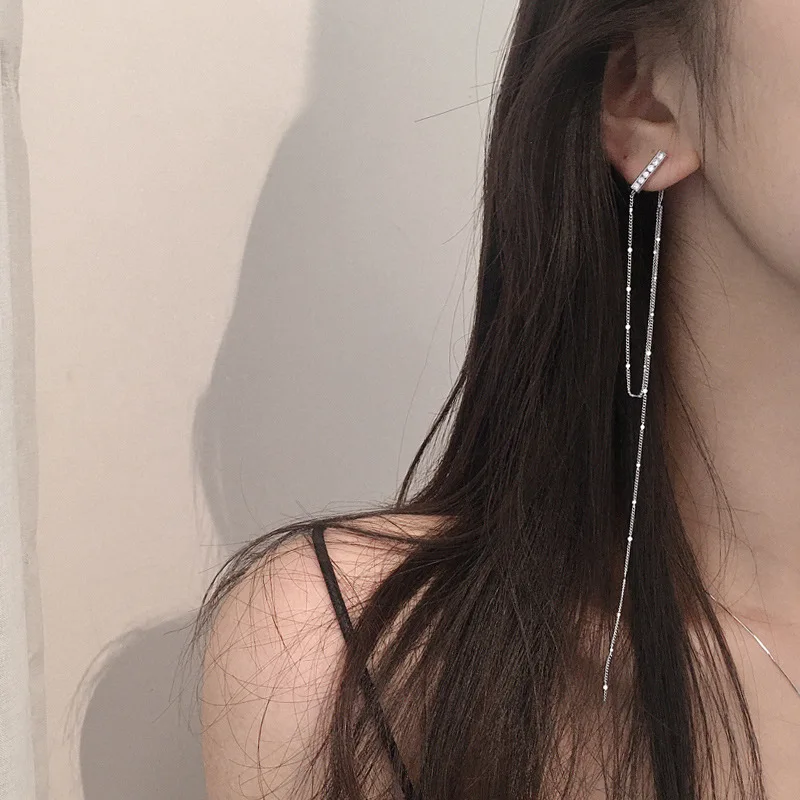 Todorova Korean Minimalist Style Ear Accessories All Match Super Long Earrings For Women Brincos Metal Chain Tassel Earrings
Todorova Korean Minimalist Style Ear Accessories All Match Super Long Earrings For Women Brincos Metal Chain Tassel Earrings