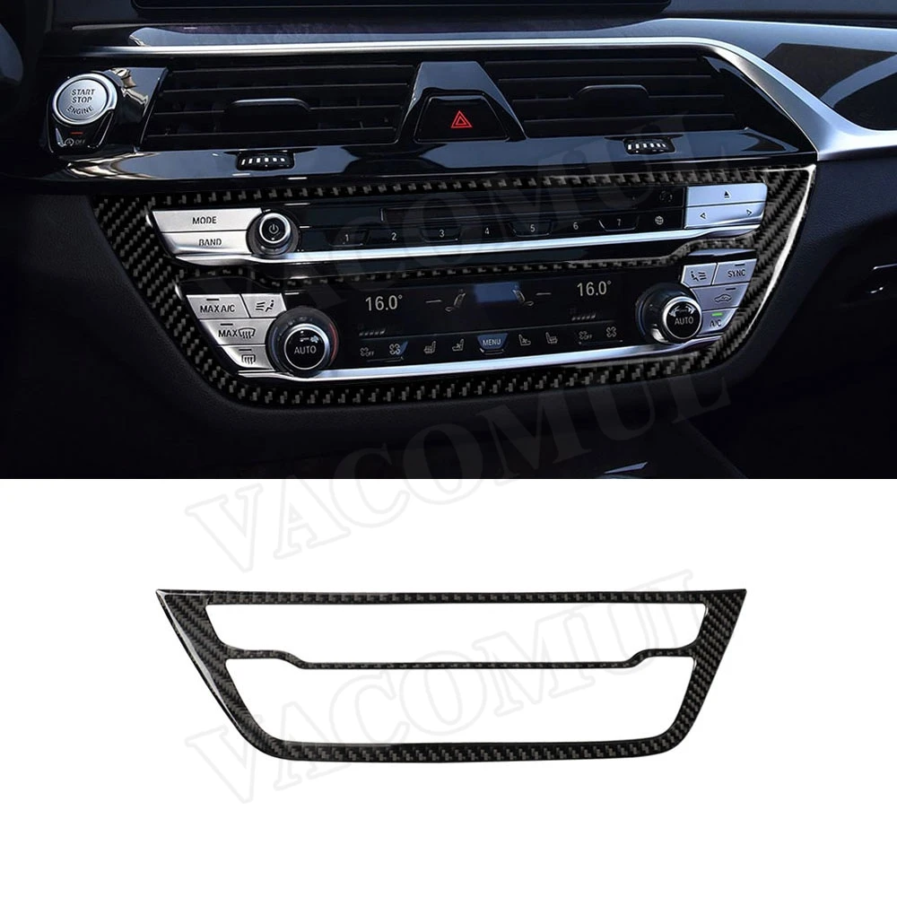 Carbon Fiber Interior Trims Car Air Conditioning CD Panel Decorative Frame Cover Sticker For BMW 5 Series G30 X3 G01
Carbon Fiber Interior Trims Car Air Conditioning CD Panel Decorative Frame Cover Sticker For BMW 5 Series G30 X3 G01