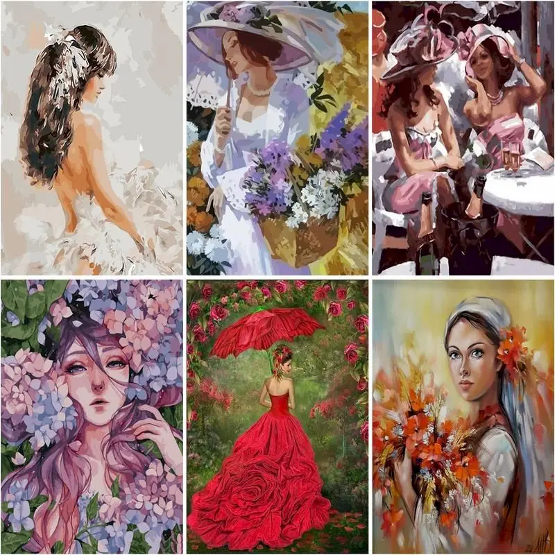 SDOYUNO Coloring By Number Girl Kits Home Decoration Pictures Painting By Number Flowers Figure HandPainted Art Gift
SDOYUNO Coloring By Number Girl Kits Home Decoration Pictures Painting By Number Flowers Figure HandPainted Art Gift