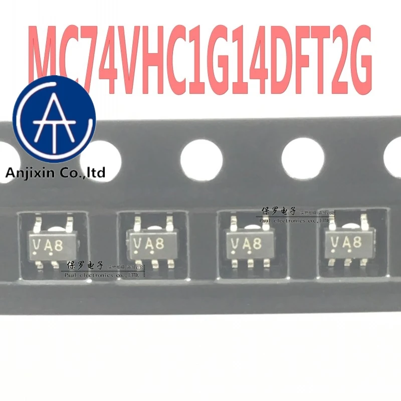 10 шт. 100% оригинальный и новый логический чип MC74VHC1G14DFT2G Шелковый экран VA SOT-353 в