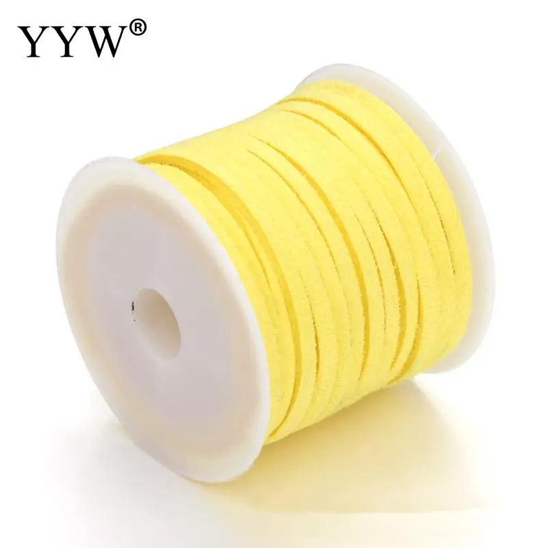 2.70x1.50mm 4.5m/Spool Flat Faux Suede Korean Velvet Leather Cord Materials DIY For Jewelry Making Bracelet&Necklace 19 color
2.70x1.50mm 4.5m/Spool Flat Faux Suede Korean Velvet Leather Cord Materials DIY For Jewelry Making Bracelet&Necklace 19 color