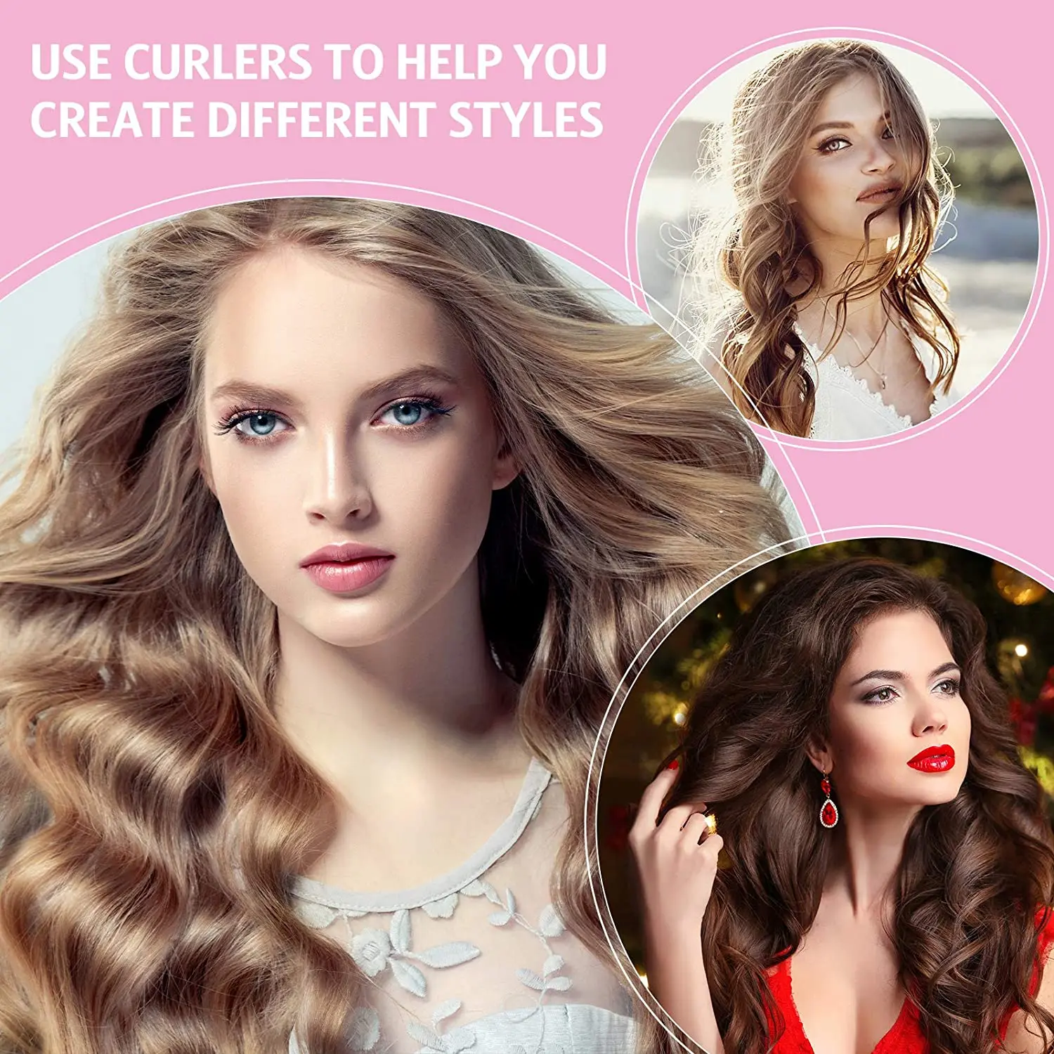 56Pcs Sponge Curls Curly Wavy Curly Professional Styling Foam Soft Sponge Curler Roller Wet Hair Foam Hair Foam Rollers and comb
56Pcs Sponge Curls Curly Wavy Curly Professional Styling Foam Soft Sponge Curler Roller Wet Hair Foam Hair Foam Rollers and comb