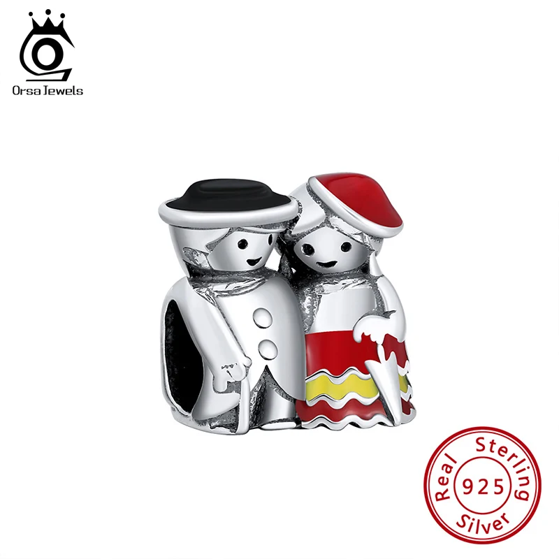 ORSA JEWELS Real 925 Sterling Silver Girls Boys Lovers Charm Beads Fit Original Bracelet for Women Fashion Silver Jewelry CB18
ORSA JEWELS Real 925 Sterling Silver Girls Boys Lovers Charm Beads Fit Original Bracelet for Women Fashion Silver Jewelry CB18