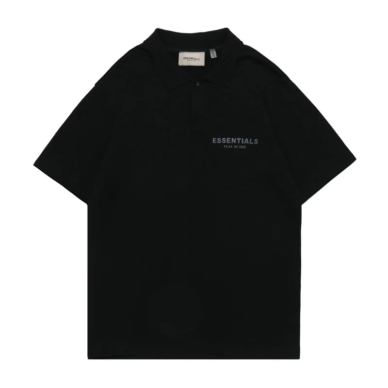 FEAR OF GOD double line ESSENTIALS reflective short-sleeved female high street FOG loose POLO shirt T-shirt men's trend
FEAR OF GOD double line ESSENTIALS reflective short-sleeved female high street FOG loose POLO shirt T-shirt men's trend