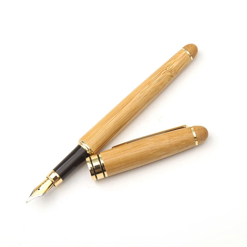 Bamboo Luxury Fountain Pen Ink Pen Nib 0.5mm Stationery Penna Stilografica Writing Pocket Pens Caneta Stylo Plume 03880
Bamboo Luxury Fountain Pen Ink Pen Nib 0.5mm Stationery Penna Stilografica Writing Pocket Pens Caneta Stylo Plume 03880