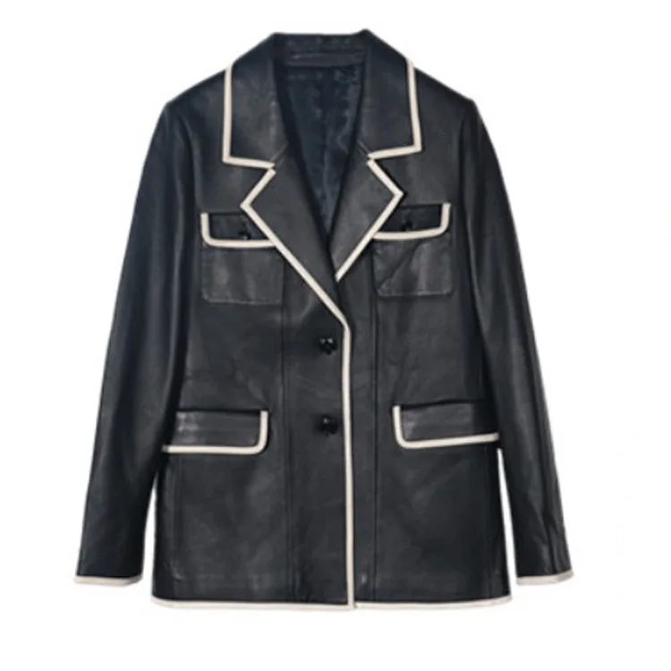 Spring Autumn New Style Women's Short Style High Quality Sheepskin Graceful Waist Hugging Slim Small Suit Jacket
Spring Autumn New Style Women's Short Style High Quality Sheepskin Graceful Waist Hugging Slim Small Suit Jacket