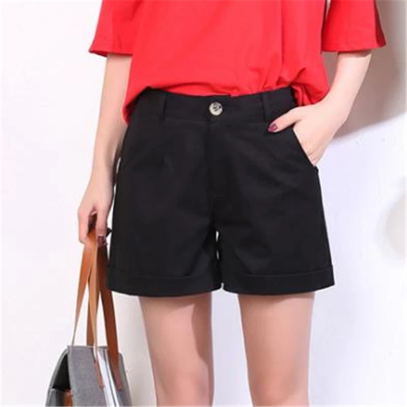 Women Plus Size100% Cotton Slim Shorts Female Summer Solid straight Shorts Pantalones cortos Breathable short loose shorts
Women Plus Size100% Cotton Slim Shorts Female Summer Solid straight Shorts Pantalones cortos Breathable short loose shorts