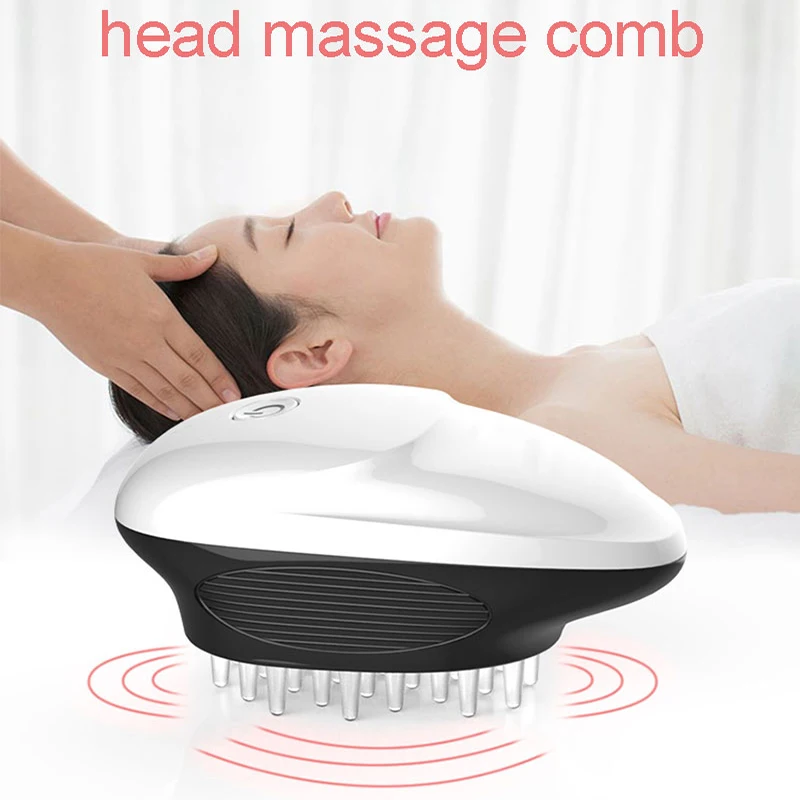 

Electric Silicone Relax Massage Head Massager head Scalp Pressure Points Relieve Headache Promote Blood Circulation For Hair