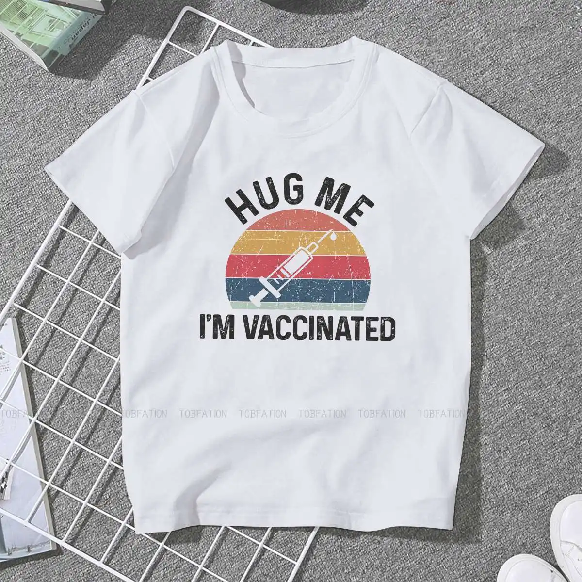 Hug me Im Vaccinated Women Tshirts Survived and Vaccinated Gothic Vintage Female Clothing Plus size Cotton Graphic Short Sleeve
Hug me Im Vaccinated Women Tshirts Survived and Vaccinated Gothic Vintage Female Clothing Plus size Cotton Graphic Short Sleeve