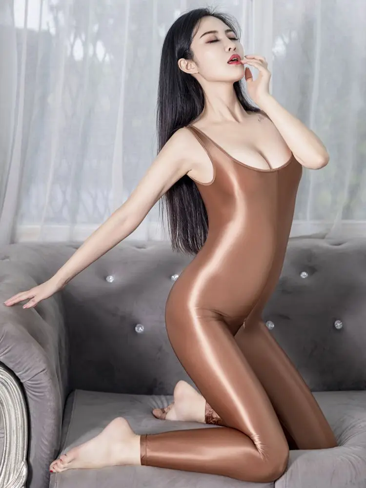 Sleeveless Zipper Open Crotch Bodysuit Tights Jumpsuit Bodystocking Transparent Sexy Cojoinded Unitard Clubwear Glossy Lingerie
Sleeveless Zipper Open Crotch Bodysuit Tights Jumpsuit Bodystocking Transparent Sexy Cojoinded Unitard Clubwear Glossy Lingerie