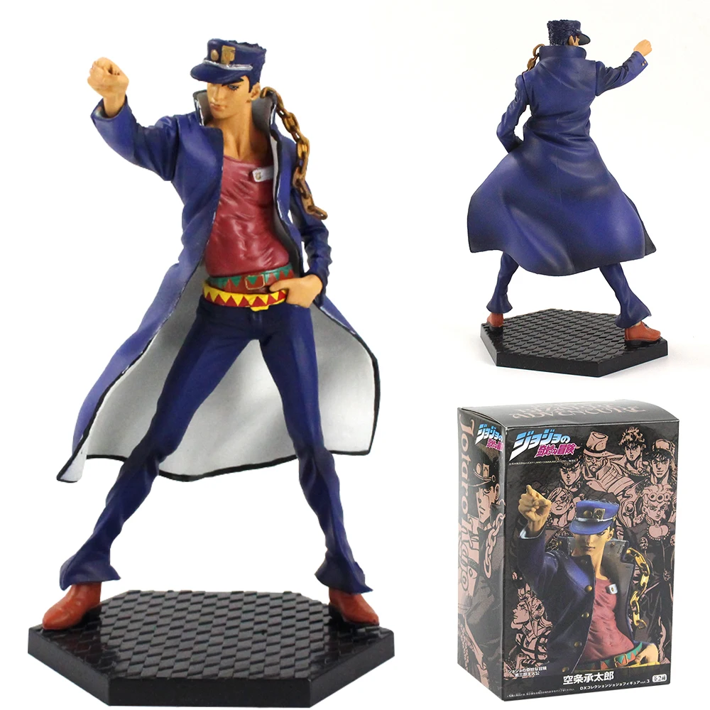 Japanese Anime JoJo's Bizarre Adventure Kujo Jotaro Action Figure PVC Action Figure Model Collectible Toys Decor Gift Brinquedos
Japanese Anime JoJo's Bizarre Adventure Kujo Jotaro Action Figure PVC Action Figure Model Collectible Toys Decor Gift Brinquedos