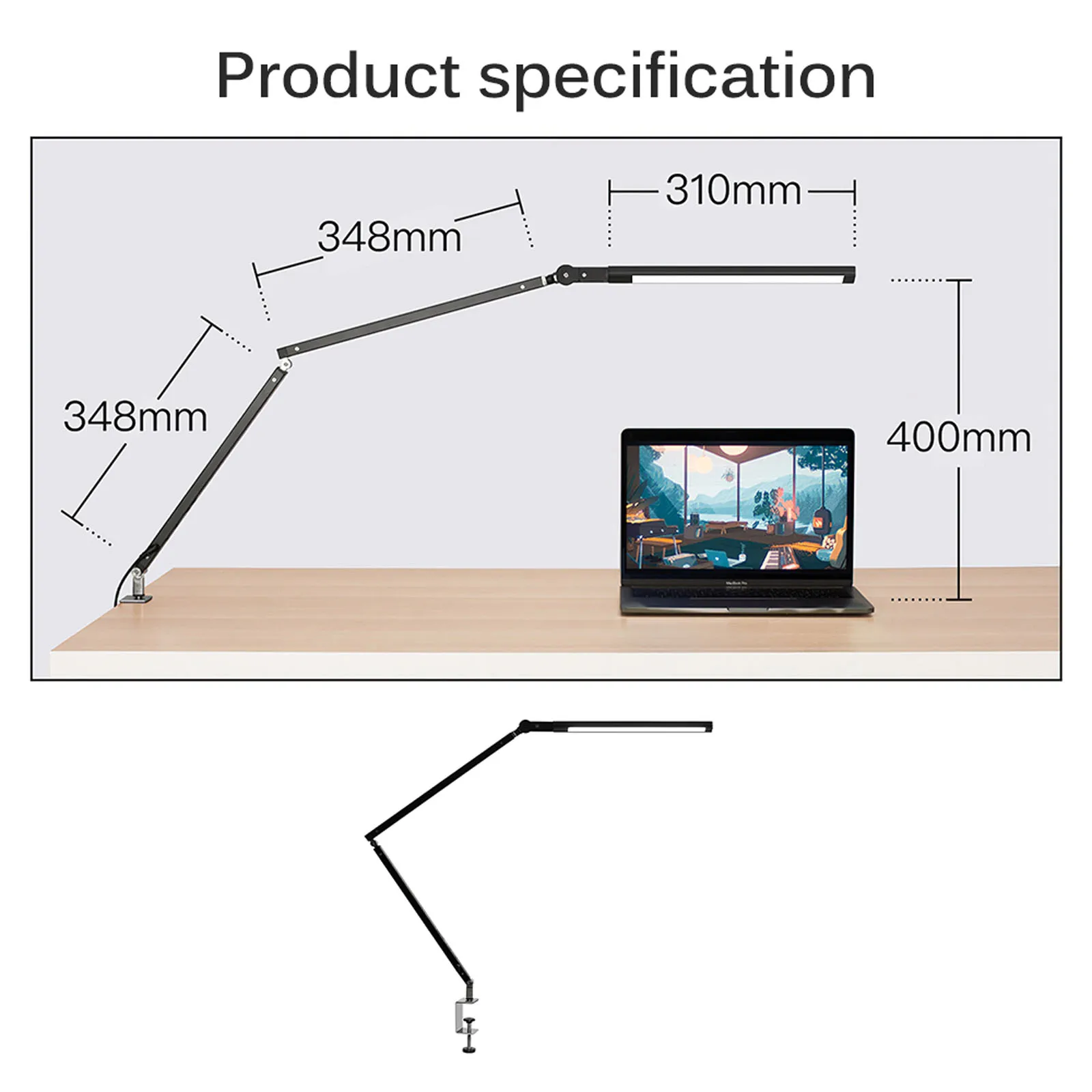 Space Saving Adjustable Table Lamp Desk Lamp Cool White Light Durable Easy To Install LED Lamp Night Lamp Illuminating Lamp
Space Saving Adjustable Table Lamp Desk Lamp Cool White Light Durable Easy To Install LED Lamp Night Lamp Illuminating Lamp