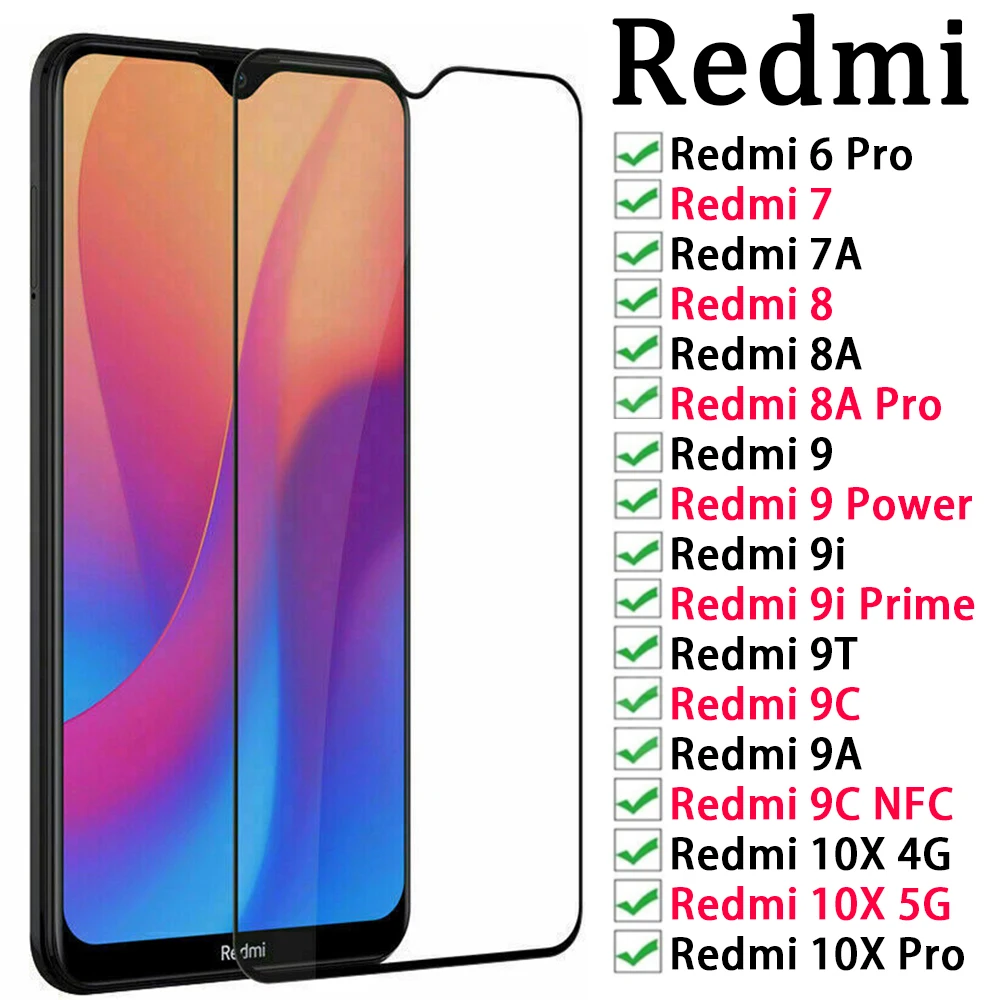 For Xiaomi Redmi 10X 9 9A 9C 8 8A 7 7A 6 Pro Tempered Glass Screen Protector 3D Full Coverage HD Clear Anti-Scratch
For Xiaomi Redmi 10X 9 9A 9C 8 8A 7 7A 6 Pro Tempered Glass Screen Protector 3D Full Coverage HD Clear Anti-Scratch