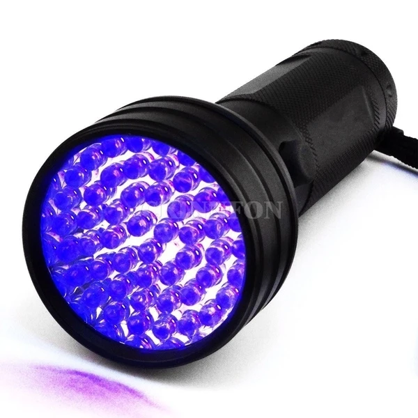 50pcs/lot 51 UV LED Scorpion Detector Hunter Finder Ultra Violet Blacklight Flashlight Torch Light Lamp AA 395nm 5W
50pcs/lot 51 UV LED Scorpion Detector Hunter Finder Ultra Violet Blacklight Flashlight Torch Light Lamp AA 395nm 5W