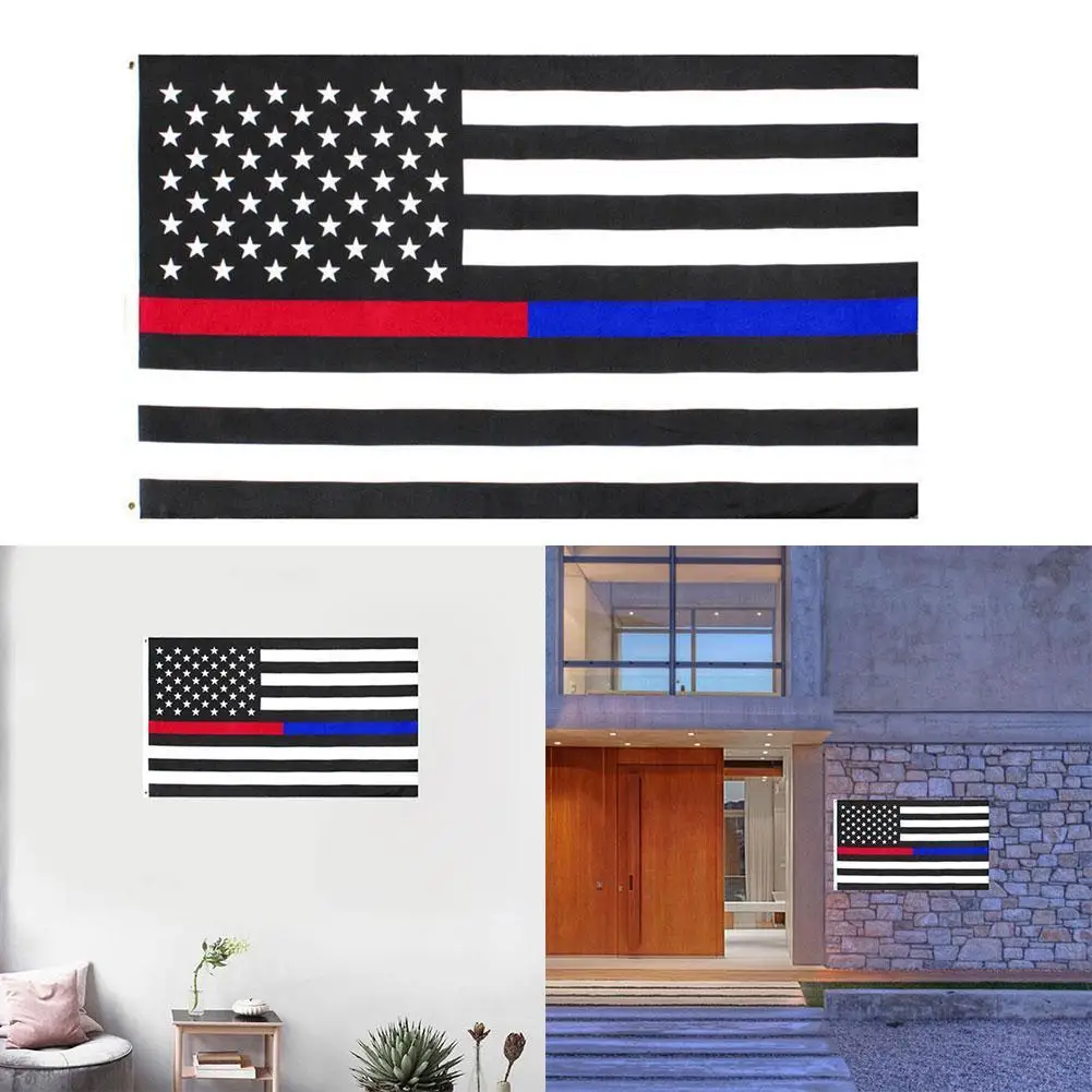 Double Thread Crimping Half Red and Half Blue American Flag Party Holiday Home Decoration Ornaments Fashion and Simple Style 
Double Thread Crimping Half Red and Half Blue American Flag Party Holiday Home Decoration Ornaments Fashion and Simple Style