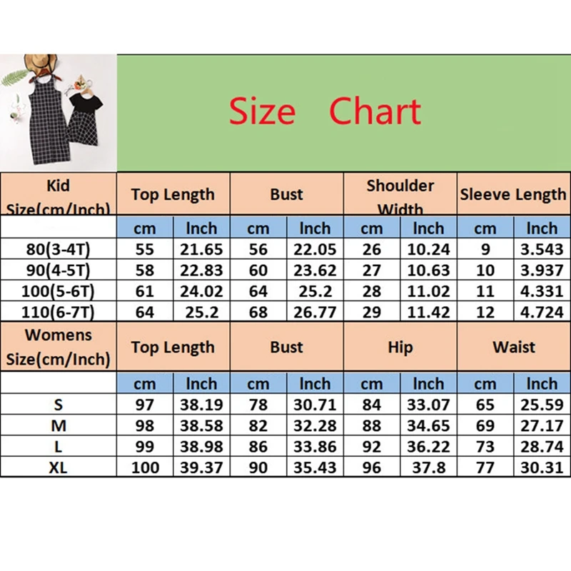 Baywell Mother and Kids Summer Sleeveless Black Plaid Printing Family Matching Dresses
Baywell Mother and Kids Summer Sleeveless Black Plaid Printing Family Matching Dresses
