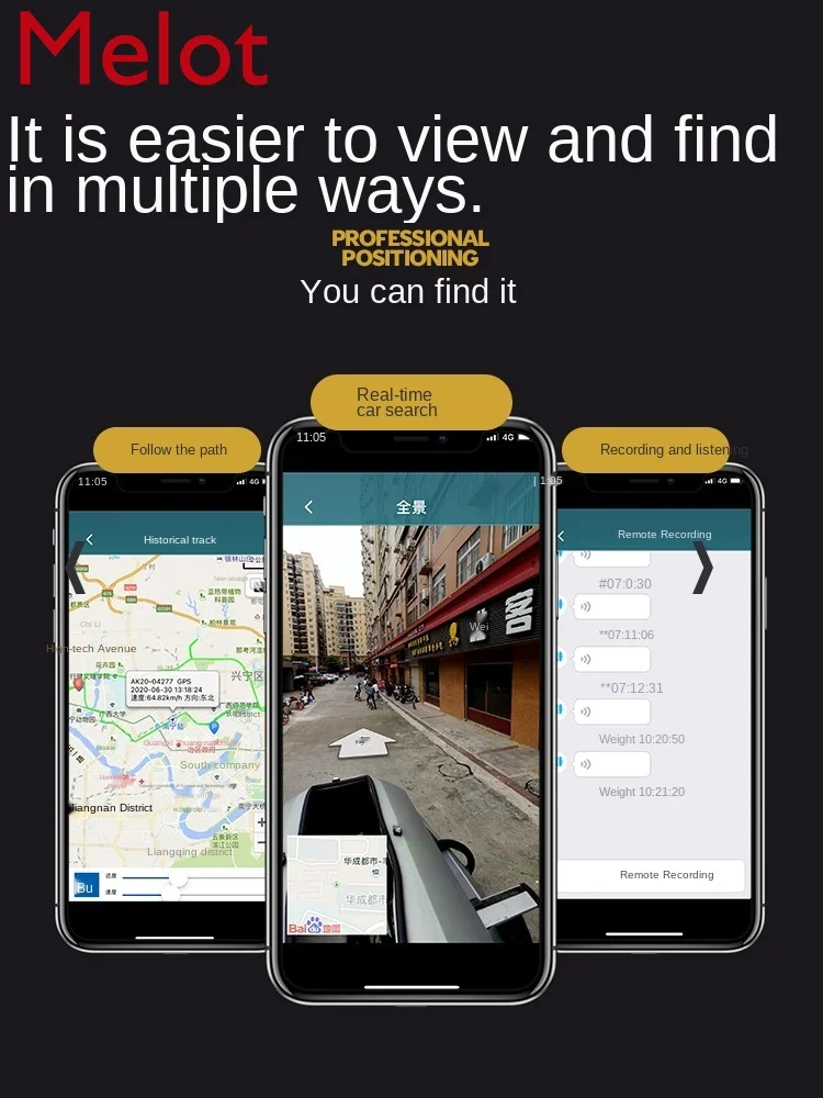 GPS Positioning Tracking Device Small Fixed Instrument Vehicle-Mounted Remote Vehicle Tracking Recording