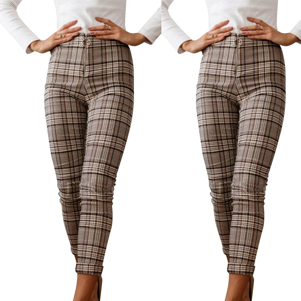 Women Pants Fashion Office Ladies Zipper Fly Pencil Pants Autumn Sweatpants Plaid skinny Trousers Cargo Pants Streetwear D30
Women Pants Fashion Office Ladies Zipper Fly Pencil Pants Autumn Sweatpants Plaid skinny Trousers Cargo Pants Streetwear D30