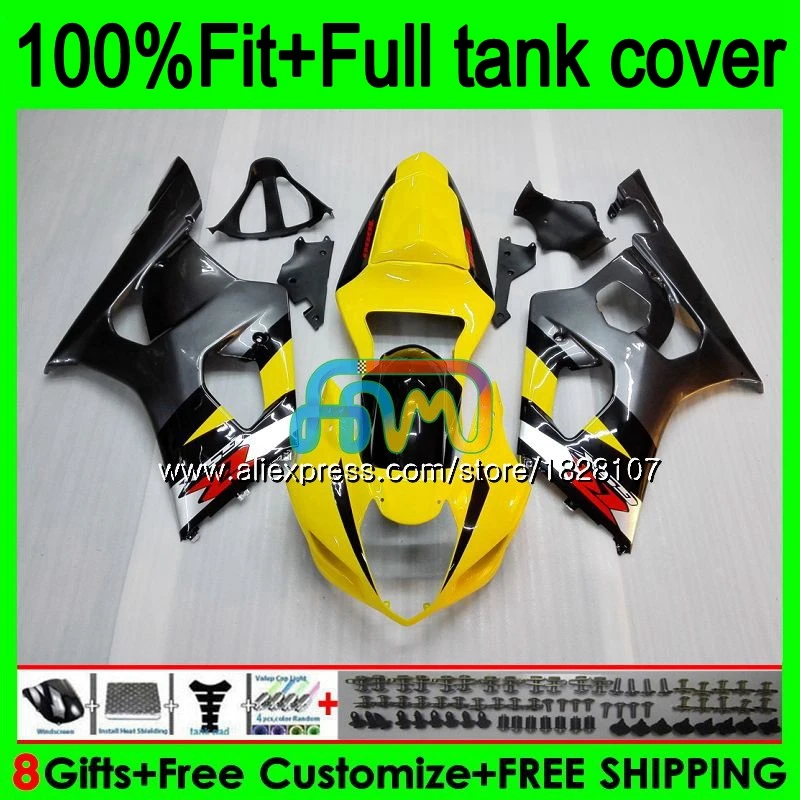 Yellow grey Injection For SUZUKI GSX R1000 K3 GSXR-1000 GSXR1000 1000CC 97BS.2 GSX-R1000 GSXR 1000 CC 03 04 2003 2004 Fairings
Yellow grey Injection For SUZUKI GSX R1000 K3 GSXR-1000 GSXR1000 1000CC 97BS.2 GSX-R1000 GSXR 1000 CC 03 04 2003 2004 Fairings