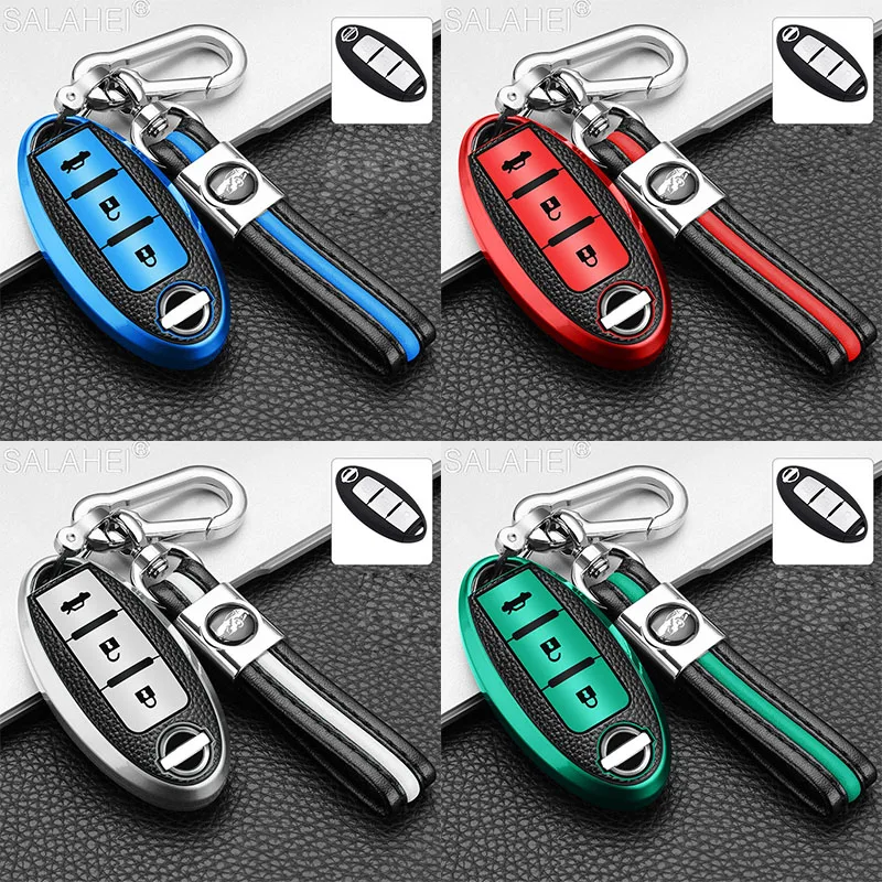 TPU Leather Car Remote Key Fob Cases Cover For Nissan Qashqai J10 J11 X-Trail T31 T32 Juke Tiida Altima Murano Rogue Infiniti 
TPU Leather Car Remote Key Fob Cases Cover For Nissan Qashqai J10 J11 X-Trail T31 T32 Juke Tiida Altima Murano Rogue Infiniti
