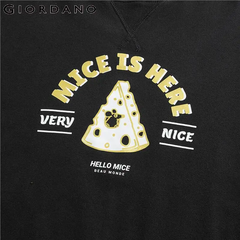 Giordano Men Sweatshirt Printed Long Sleeves Ribbed Crewneck Pullover Printed Fleece-Lined Sudadera Hombre 30099703
Giordano Men Sweatshirt Printed Long Sleeves Ribbed Crewneck Pullover Printed Fleece-Lined Sudadera Hombre 30099703