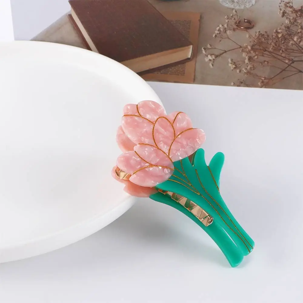 Headwear Acrylic Girl Female Bathing Tulip Flower Hair Claw Women Hair Clip Korean Style Crab Clip Hair Accessories
Headwear Acrylic Girl Female Bathing Tulip Flower Hair Claw Women Hair Clip Korean Style Crab Clip Hair Accessories