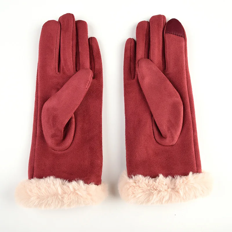 Christmas ladies gloves fall/winter cycling gloves touch screen suede plus velvet thick warm gloves student wind and cold gloves
Christmas ladies gloves fall/winter cycling gloves touch screen suede plus velvet thick warm gloves student wind and cold gloves