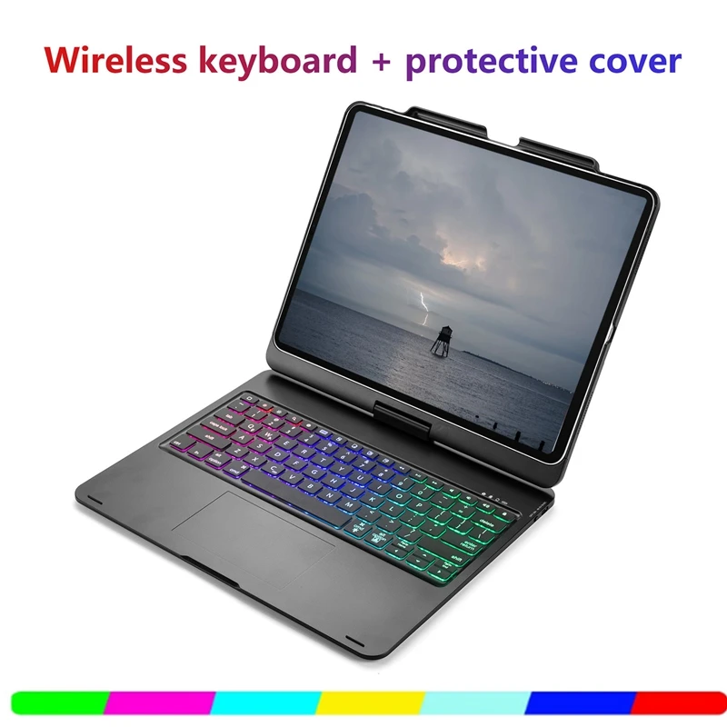 Press Keyboard For 2018 2020 Ipad Pro 12.9 Inch 360° Rotatable Flip Tablet Case Wireless Keyboard Bluetooth 5.1 Keyboard
Press Keyboard For 2018 2020 Ipad Pro 12.9 Inch 360° Rotatable Flip Tablet Case Wireless Keyboard Bluetooth 5.1 Keyboard