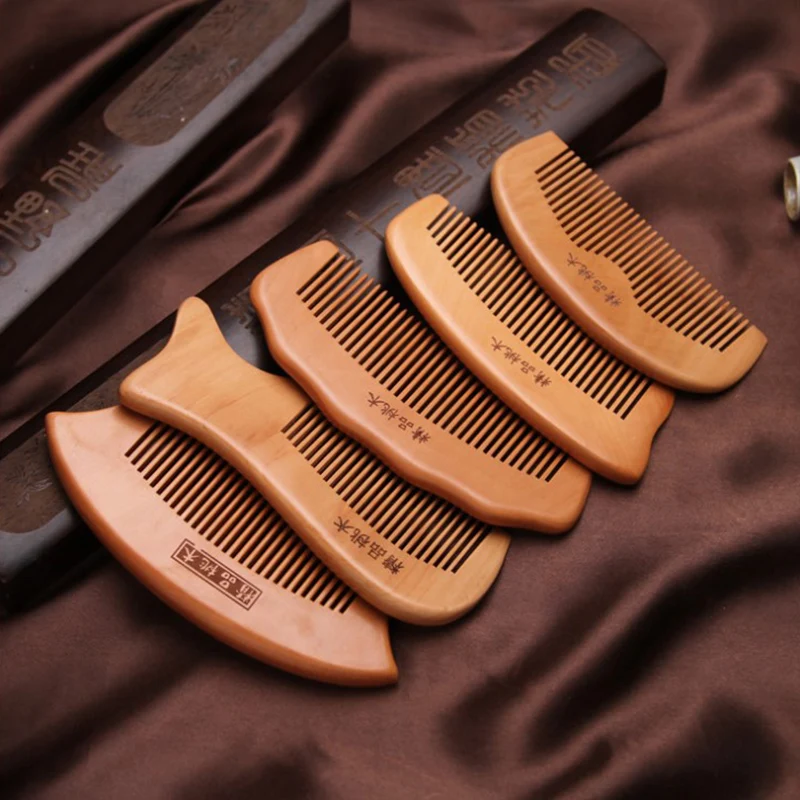 1 pc Natural Peach Wood Comb Close Teeth Anti-static Head Massage Hair Care Wooden Tools Beauty Accessories
1 pc Natural Peach Wood Comb Close Teeth Anti-static Head Massage Hair Care Wooden Tools Beauty Accessories