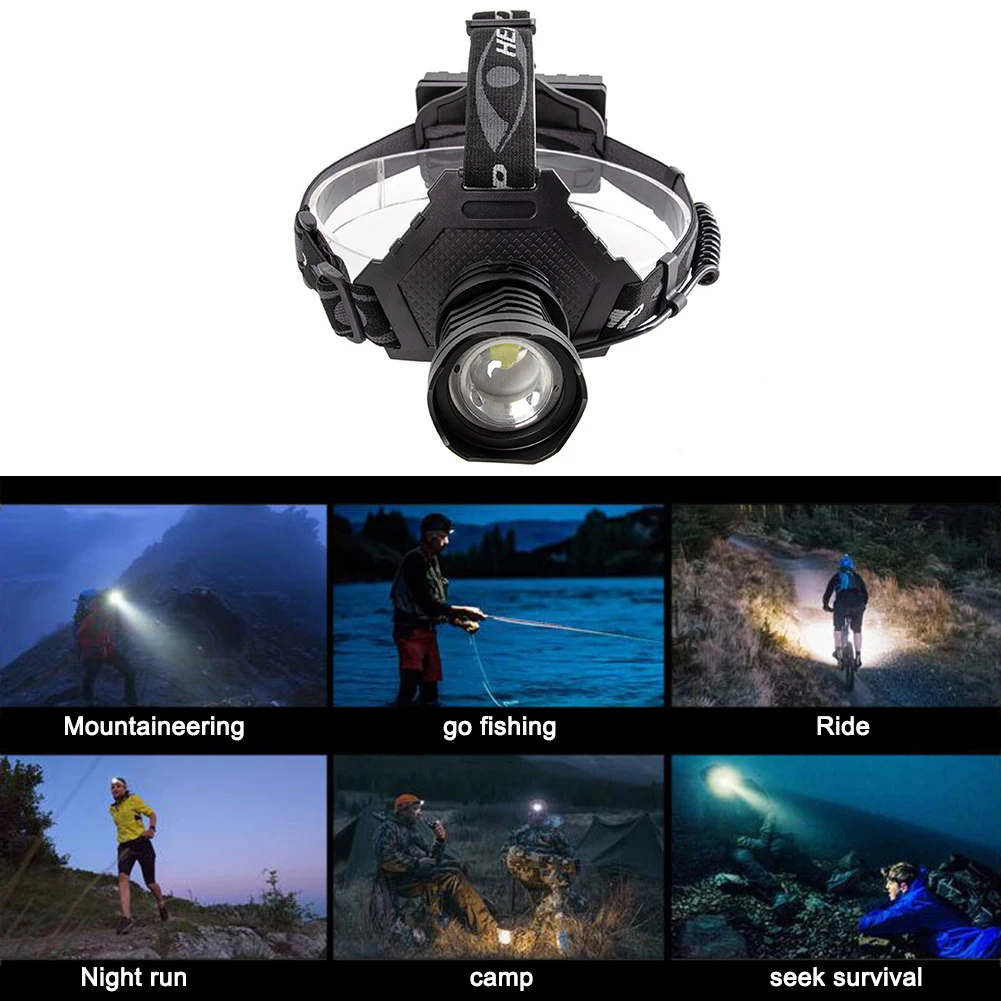 Светодиодный налобный фонарь XPE с USB-зарядкой и 5-режимным зумом, налобный фонарь для кемпинга 18650, налобный фонарь для походов и кемпинга
Светодиодный налобный фонарь XPE с USB-зарядкой и 5-режимным зумом, налобный фонарь для кемпинга 18650, налобный фонарь для походов и кемпинга