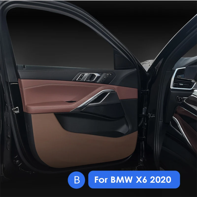 For BMW X6 G06 Accessories 2020 Carbon Fiber Leather Car Interior Door Anti-Kick Mat Anti Scratch Protective Sticker Decal 4Pcs
For BMW X6 G06 Accessories 2020 Carbon Fiber Leather Car Interior Door Anti-Kick Mat Anti Scratch Protective Sticker Decal 4Pcs