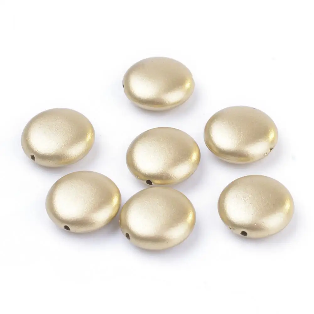 Spray Painted Acrylic Beads Matte Style DIY Fashion jewelry Making findings Accessories Gold color
Spray Painted Acrylic Beads Matte Style DIY Fashion jewelry Making findings Accessories Gold color