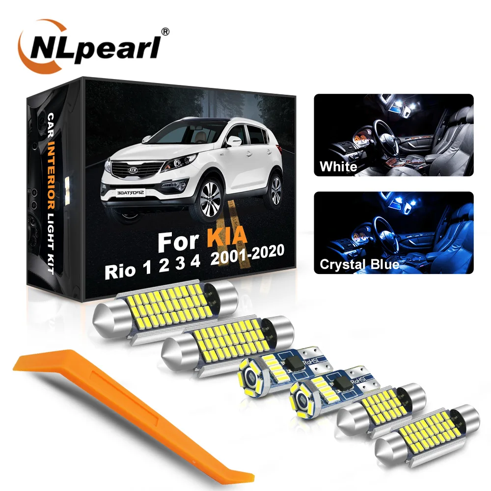 Canbus LED Interior Kit For KIA Rio 1 2 3 4 DC JB UB YB 2001-2020 Vehicle Roof Dome Trunk License Plate Lights Car Accessories
Canbus LED Interior Kit For KIA Rio 1 2 3 4 DC JB UB YB 2001-2020 Vehicle Roof Dome Trunk License Plate Lights Car Accessories