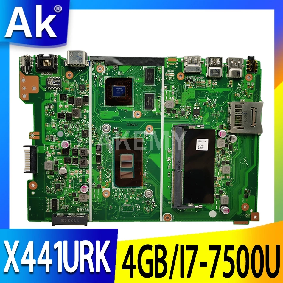 for ASUS X441UV X441UVK X441UR X441URK X441UB mainboard Laptop motherboard w/ GT940M (V2G) 4G /I7-7500U
for ASUS X441UV X441UVK X441UR X441URK X441UB mainboard Laptop motherboard w/ GT940M (V2G) 4G /I7-7500U
