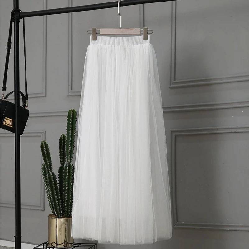 Ankle length skirt girl student's little fresh skirt summer waist super hot skirt Korean high waist mesh skirt
Ankle length skirt girl student's little fresh skirt summer waist super hot skirt Korean high waist mesh skirt