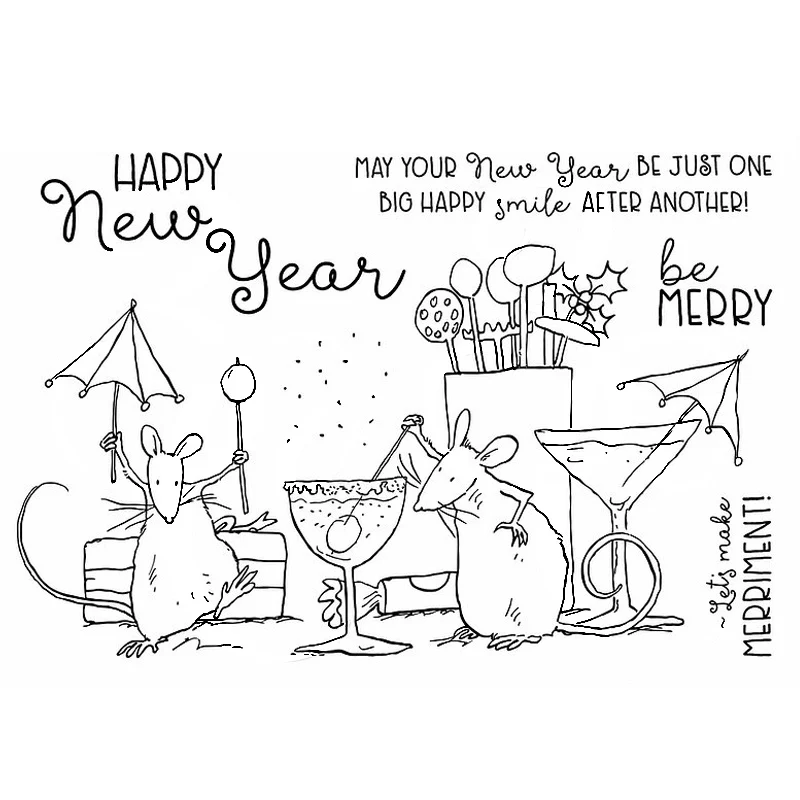 Be Merry Like Happy Mouse Stamp And Die Set 2021 For DIY Scrapbooking Album Paper Cards Dies And Stamps Set
Be Merry Like Happy Mouse Stamp And Die Set 2021 For DIY Scrapbooking Album Paper Cards Dies And Stamps Set