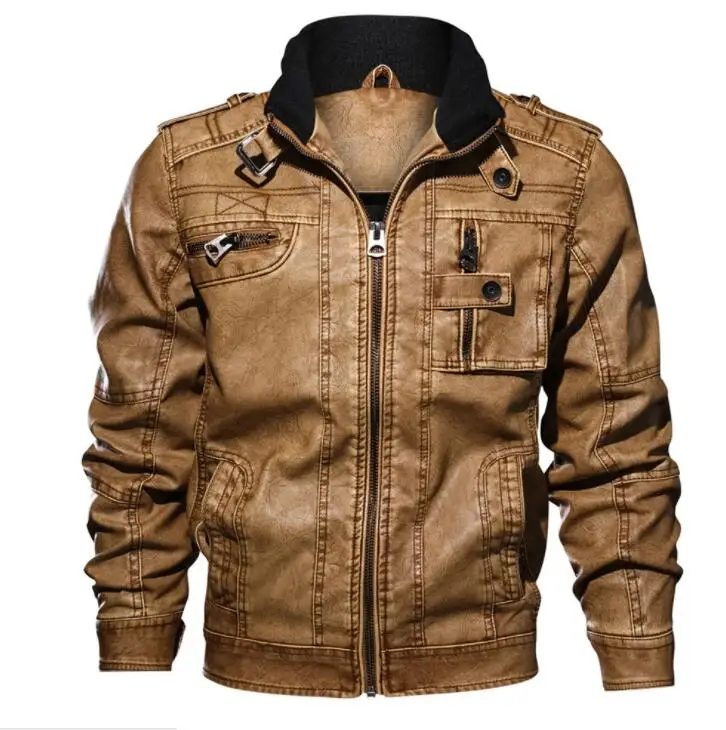 Leather Man Jacket Male Coats Winter Warm Cool Moto Motorcycle Outerwears European size Dropshipping AUSO
Leather Man Jacket Male Coats Winter Warm Cool Moto Motorcycle Outerwears European size Dropshipping AUSO
