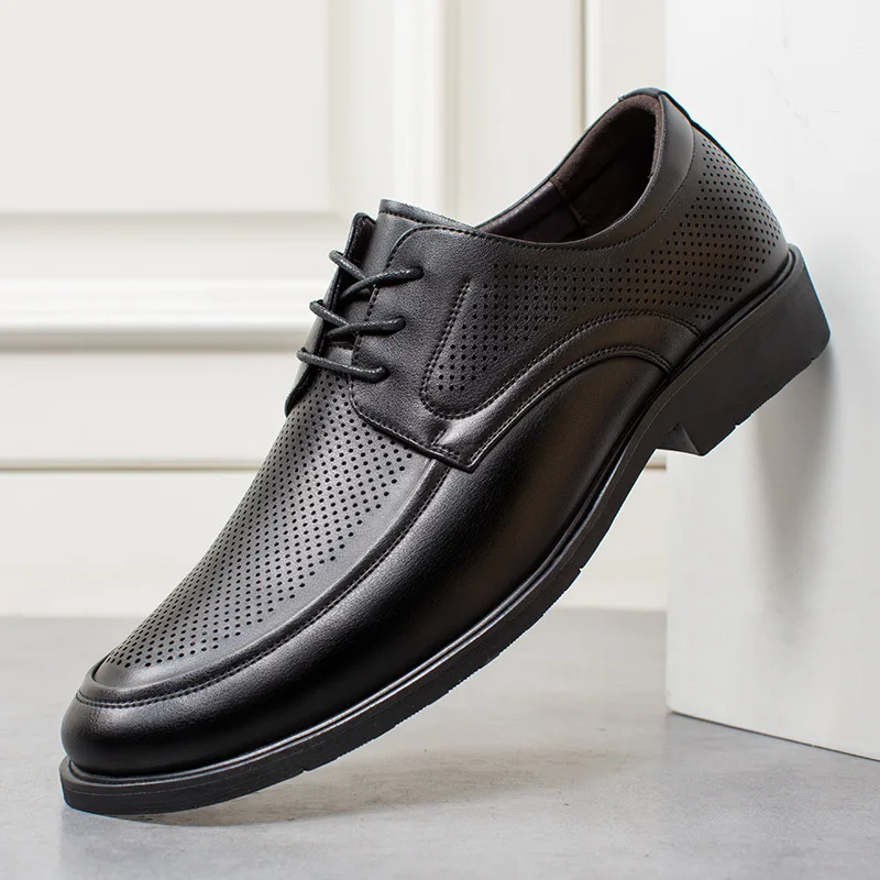 Spring Summer New Men Leather Casual Shoes Fashion Breathable Microporous Trend Loafers Business Leisure Dress Shoes
Spring Summer New Men Leather Casual Shoes Fashion Breathable Microporous Trend Loafers Business Leisure Dress Shoes