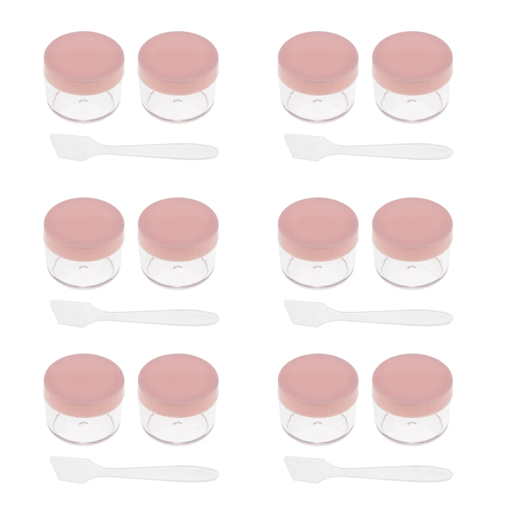 12pc Plastic Jars with Lids Cosmetic Containers for Cream Gel Powder Glitter
12pc Plastic Jars with Lids Cosmetic Containers for Cream Gel Powder Glitter