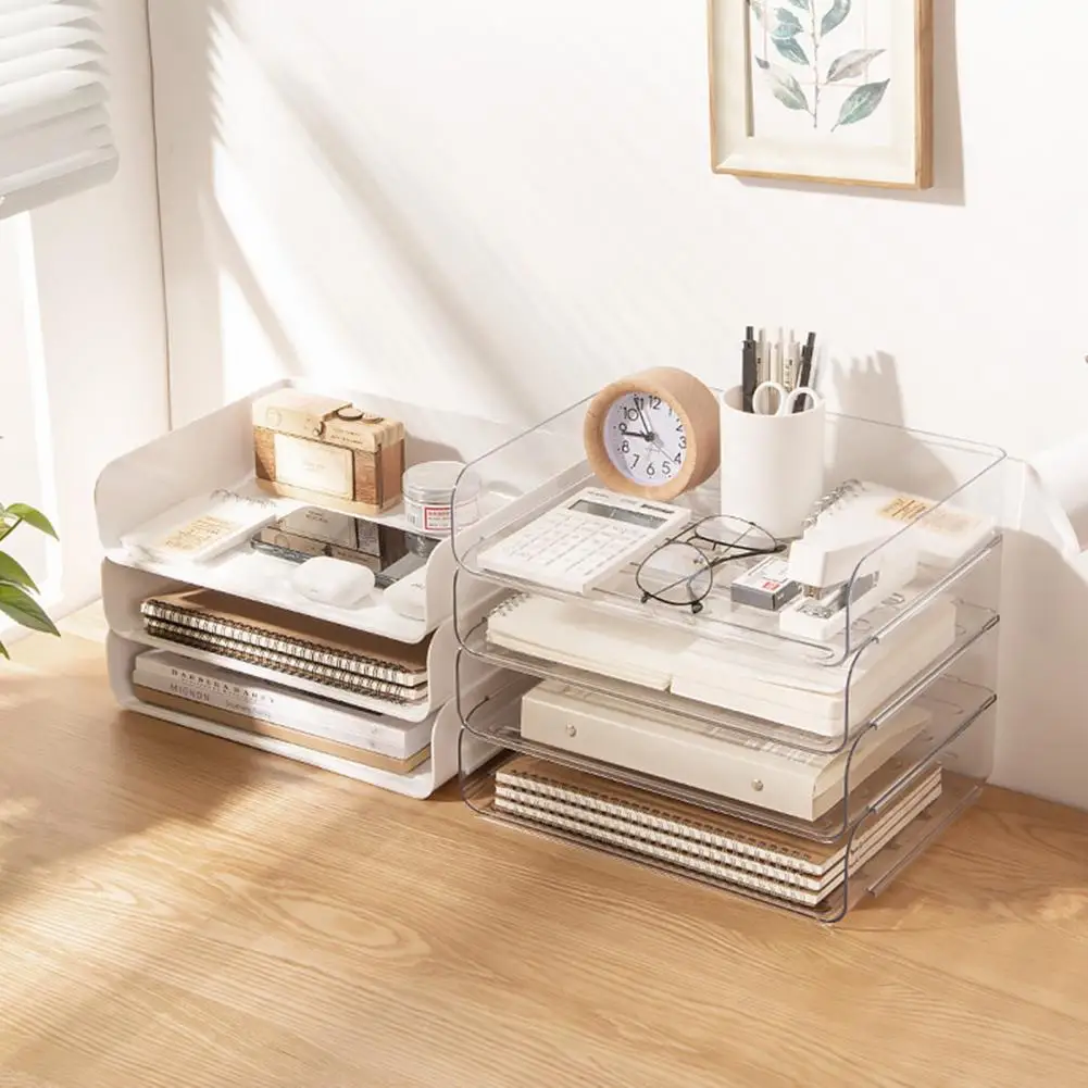 Multifunction Organizer Document Case Office Table Desk Storage superposition Filling File Box Holder Plastic Storage box Office
Multifunction Organizer Document Case Office Table Desk Storage superposition Filling File Box Holder Plastic Storage box Office