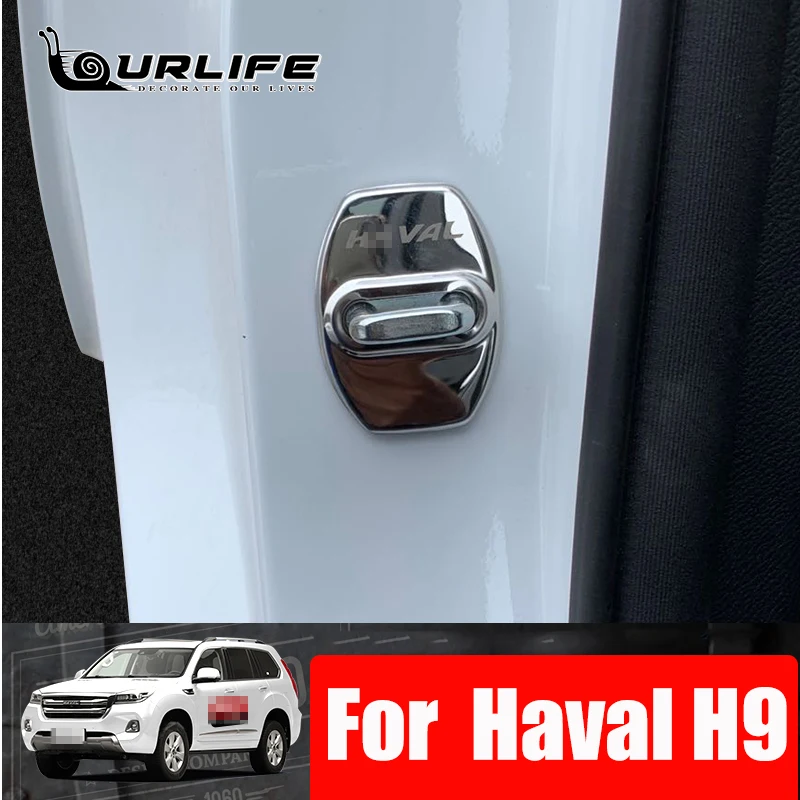 Car Door Lock Buckle Latch Stop Anti Rust Door Lock cover Protect Buckle Cover for Great wall HAVAL H9 2017 -2021 Accessories
Car Door Lock Buckle Latch Stop Anti Rust Door Lock cover Protect Buckle Cover for Great wall HAVAL H9 2017 -2021 Accessories