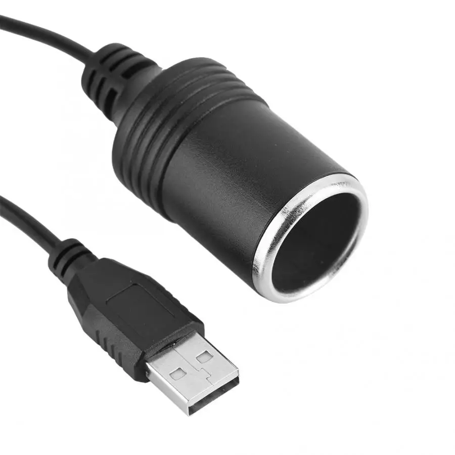 USB до 12 В розетка для автомобильного прикуривателя Женский преобразователь