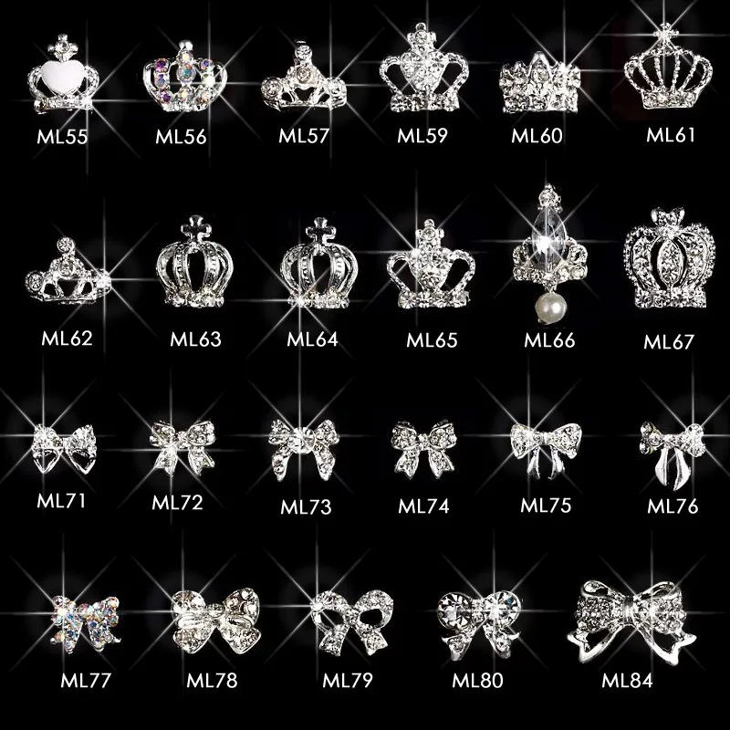 100pcs Bow-Tie charms Nail decoration DIY 3D Nail Art Decoration Silver Bows Alloy Rhinestone Gems Stickes#HR181-196
100pcs Bow-Tie charms Nail decoration DIY 3D Nail Art Decoration Silver Bows Alloy Rhinestone Gems Stickes#HR181-196